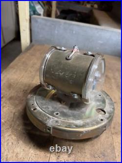 Vintage Old Rotating Revolving Electric Signal Light Lamp Fire Truck Parts USA