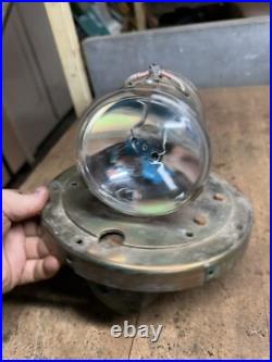 Vintage Old Rotating Revolving Electric Signal Light Lamp Fire Truck Parts USA