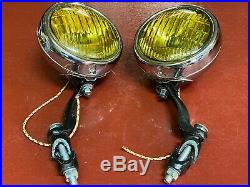 Vintage Original Blc Accessory Fog Lights Lamp Guide Light Gm Ford Chevy Buick