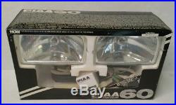 Vintage PIAA 60 High Power Fog Lights Lamps H3 110w PK603BW NOS Japan Rare