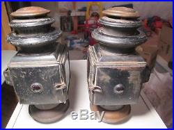 Vintage Pair of Ford Model T Headlights Carriage Lamps Columbus Ohio Model 110