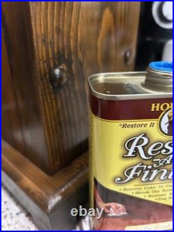 Vintage Pair of Lamps Naturalist Rustic. Solid Wood and Brass Fittings Turned