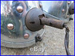 Vintage Pair of Stabilite Head Lamps 1932 31 33 Studebaker NICE