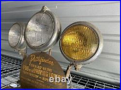 Vintage Pathfinder Fog Driving Lamps Automotive Light Bulb General Store Display