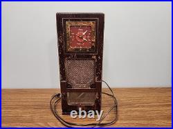 Vintage Philco Transitone 53-706 Rare Radio Lamp For Parts / Repair / Repurpose