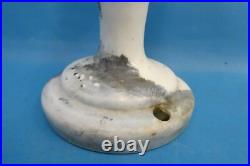 Vintage Porcelain Brass Decorative Table Lamp Light Lighting Painted Tree Parts