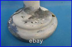 Vintage Porcelain Brass Decorative Table Lamp Light Lighting Painted Tree Parts