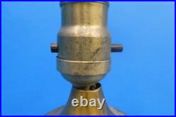 Vintage Porcelain Brass Decorative Table Lamp Light Lighting Painted Tree Parts