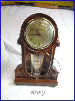 Vintage RARE Mastercrafters Glitter LAVA LAMP Clock Model 434 Works