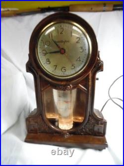Vintage RARE Mastercrafters Glitter LAVA LAMP Clock Model 434 Works