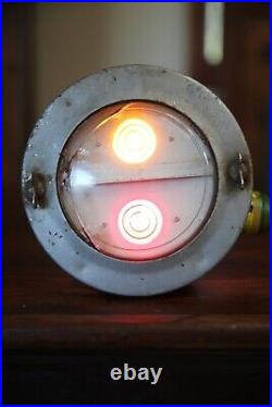 Vintage Railroad Switch Lamp Signal Lantern Caboose RR glass lens window PARTS