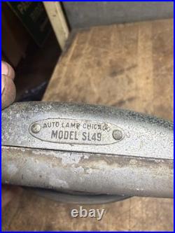 Vintage Rare Auto Lamp Light Chicago Model SL49 Car Motorcycle Accessory Parts