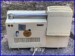 Vintage Rare MCM Viscount Solid State Model 75 Radio Lamp Alarm Clock Parts (7e)