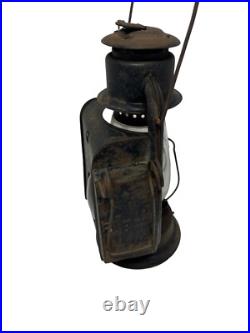 Vintage Rayo WITH MISMATCHED Dietz GLASS RED GLASS GLOBE Antique PARTS REPAIR