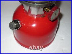 Vintage Red Coleman Lantern no 200 1962 + Parts