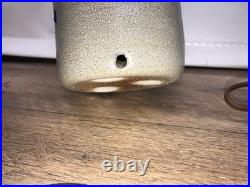 Vintage Salmon Falls Stoneware Pottery Salted Glazed Cow Lamp Base & Parts