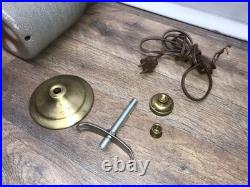 Vintage Salmon Falls Stoneware Pottery Salted Glazed Cow Lamp Base & Parts