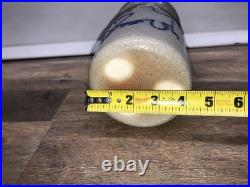 Vintage Salmon Falls Stoneware Pottery Salted Glazed Cow Lamp Base & Parts