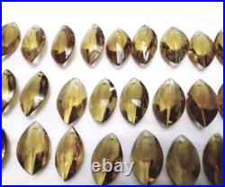 Vintage Set Of 30 Pieces Gold Pendant Glass For Chandelier Anf Lamp Parts 3