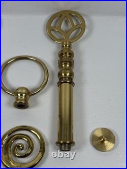 Vintage Solid brass lamp shade finals parts various brass lamp finials