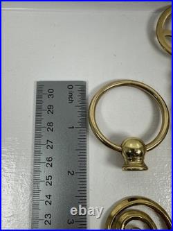 Vintage Solid brass lamp shade finals parts various brass lamp finials