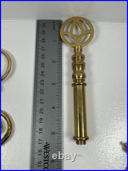 Vintage Solid brass lamp shade finals parts various brass lamp finials