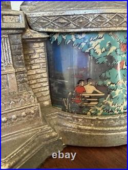 Vintage Statue Of Liberty United Clock New York Motion Lamp NOT WORKING 1950's