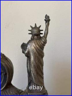 Vintage Statue Of Liberty United Clock New York Motion Lamp NOT WORKING 1950's