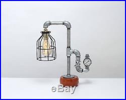 Vintage Steampunk Industrial Machine Age Table Lamp A. K. A. Kinotrope