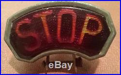 Vintage Stop Lamp Motorcycle Truck Rat Rod Beautiful Colors Hard to Find
