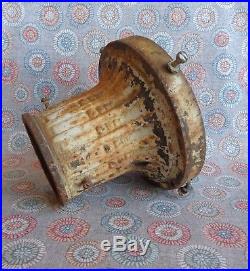 Vintage Street Light Lamp Shade Globe Holder Fitter Heavy Cast Iron #2