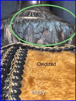 Vintage Swag Hanging Lamp FUZZY gold flower Shade 60s-70S NOT WORKING PARTS ONLY