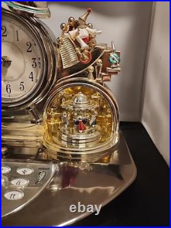 Vintage Telephone, Lamp, Clock, Carousel all in one Phone For Parts Read Descr