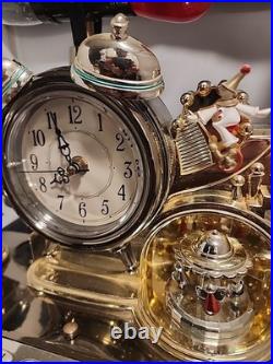 Vintage Telephone, Lamp, Clock, Carousel all in one Phone For Parts Read Descr