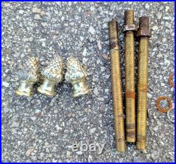 Vintage Three Tier Hollywood Regency Table Lamp L&L WMC As Is Parts Repair