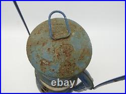 Vintage Used Dietz D-Lite No 2 New York USA Blue Tubular Barn Lantern Lamp Parts