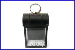 Vintage Used Electric Metal Porch Light Lantern Railway Lamp Parts Decorative