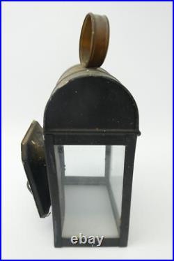 Vintage Used Electric Metal Porch Light Lantern Railway Lamp Parts Decorative