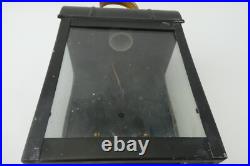 Vintage Used Electric Metal Porch Light Lantern Railway Lamp Parts Decorative