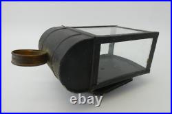Vintage Used Electric Metal Porch Light Lantern Railway Lamp Parts Decorative