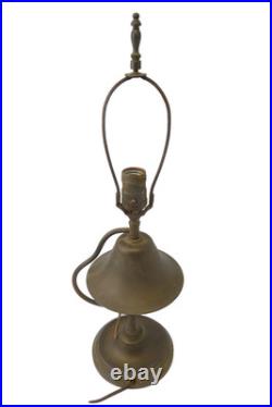 Vintage Used Metal Brass Bell Table Lamp Light Fixture Lighting Parts