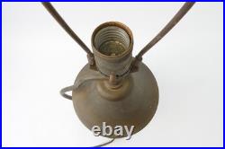 Vintage Used Metal Brass Bell Table Lamp Light Fixture Lighting Parts