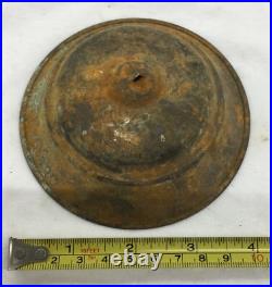 Vintage Victorian Copper Hanging Light Fixture Parts (Lot Of 7)