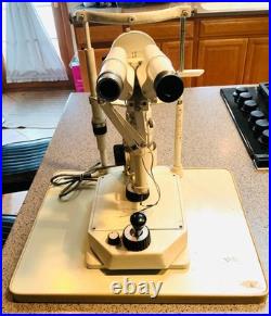 Vintage W. E. Krahn slit lamp For Parts Or Not Working Made In Germany. #6322