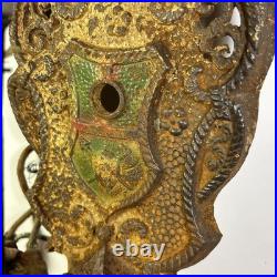 Vintage Wall Sconce Lighting Fixture Lamp C. 1920s-30s Medieval Revival For Parts Vintage Wall Sconce Lighting Fixture Lamp C. 1920s-30s Medieval Revival For Parts