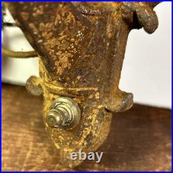 Vintage Wall Sconce Lighting Fixture Lamp C. 1920s-30s Medieval Revival For Parts