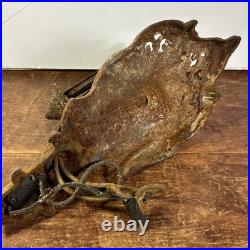 Vintage Wall Sconce Lighting Fixture Lamp C. 1920s-30s Medieval Revival For Parts