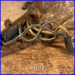 Vintage Wall Sconce Lighting Fixture Lamp C. 1920s-30s Medieval Revival For Parts