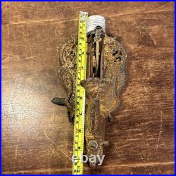 Vintage Wall Sconce Lighting Fixture Lamp C. 1920s-30s Medieval Revival For Parts