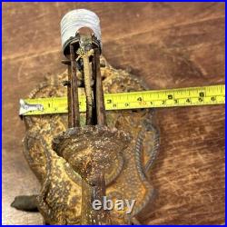 Vintage Wall Sconce Lighting Fixture Lamp C. 1920s-30s Medieval Revival For Parts